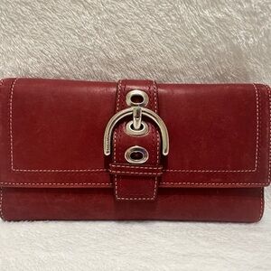COACH Vintage Y2K SoHo Buckle Wallet